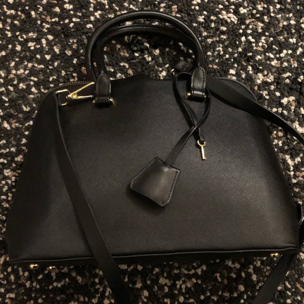 Zara Double Handled Bag With Strap - image 2